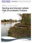 Sterling and Gilcrest/LaSalle High Groundwater Analysis