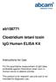 Clostridium tetani toxin IgG Human ELISA Kit