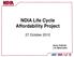 NDIA Life Cycle Affordability Project