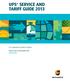 UPS SERVICE AND TARIFF GUIDE 2013