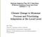 Climate Change in Myanmar Process and Prioritizing Adaptation at the Local Level