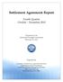Settlement Agreement Report