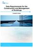 Data Requirements for the Construction and Management of Buildings