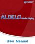Aldelo Media Display User Manual. PUBLISHED BY Aldelo, LP 6800 Koll Center Parkway, Suite 310 Pleasanton, CA Copyright by Aldelo, LP