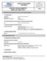 SAFETY DATA SHEET Revised edition no : 0 SDS/MSDS Date : 17 / 8 / 2012