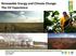 Renewable Energy and Climate Change: The CIF Experience TITLE SLIDE