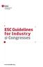 ESC Guidelines for Congresses