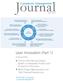 Journal. Lean Innovation (Part 1) Complexity Management. Schuh & Company