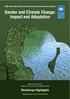 Gender and Climate Change: Impact and Adaptation