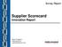 Supplier Scorecard Innovation Report