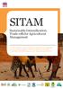 SITAM. Sustainable Intensification: Trade-offs for Agricultural Management