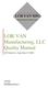 LOR-VAN Manufacturing, LLC Quality Manual