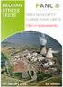 Belgian stress tests. National report on nuclear power plants. Man-made events