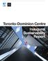 Toronto-Dominion Centre Inaugural Sustainability Report