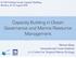 Capacity Building in Ocean Governance and Marine Resource Management