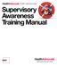 EAP+Work/Life. Supervisory Awareness Training Manual