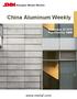 China Aluminum Weekly. November Published by SMM