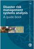 Disaster risk management systems analysis A guide book