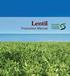 Lentil Production Manual
