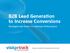 B2B Lead Generation to Increase Conversions