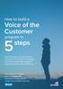 Exclusive Voice of the Customer framework for smart CX managers: Delivering world-class customer experience every step of the way