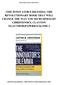 (THE INNOVATOR'S DILEMMA) THE REVOLUTIONARY BOOK THAT WILL CHANGE THE WAY YOU DO BUSINESS BY CHRISTENSEN, CLAYTON M.[AUTHOR]PAPERBACK{THE I