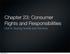 Chapter 23: Consumer Rights and Responsibilities