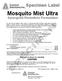 Mosquito Mist Ultra. Synergized Permethrin Formulation