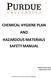 CHEMICAL HYGIENE PLAN AND HAZARDOUS MATERIALS SAFETY MANUAL