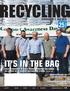 It s in the bag. product news 25. robotics taking on carton recycling page 46. managing Healthcare plastics page 50