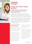 Avaya One Touch Video solution
