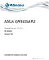 ASCA IgA ELISA Kit. Catalog Number KA assays Version: 02. Intended for research use only.