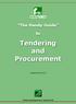 Tendering and Procurement