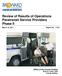 Review of Results of Operations Paratransit Service Providers Phase II