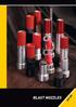 Nozzles Type RTC. abrasive blast nozzles made from high-quality tungsten carbide (TС). Air. Abrasive. Abrasive. Air