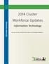 2014 Cluster Workforce Updates