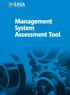 European Aviation Safety Agency: Management System Assessment Tool. Management System Assessment Tool