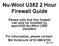 Nu-Wool U382 2 Hour Firewall Guide Please note that this firewall can only be installed by approved Nu-Wool U382 installers