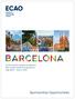 ECAO Annual Industry Conference Ritz Carlton Hotel Arts Barcelona May 26/27 June 2, Sponsorship Opportunities