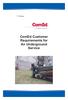 ComEd Customer Requirements for An Underground Service