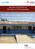 The Effect of the Ebola Crisis on the Education System s Contribution to Post-Conflict Sustainable Peacebuilding in Liberia
