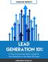 Lead Generation 101: