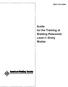 AWS EG2.0:2008. Guide for the Training of Welding Personnel: Level I Entry Welder