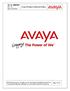 Avaya Product Lifecycle Policy