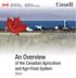 An Overview of the Canadian Agriculture and Agri-Food System