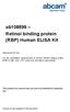 ab Retinol binding protein (RBP) Human ELISA Kit