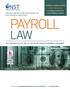 PAYROLL LAW OVER $200,000. Get up to date fast on the most complex and least understood payroll laws.