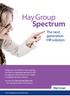Hay Group Spectrum. The next generation HR solution