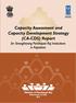 Capacity Assessment and Capacity Development Strategy (CA-CDS) Report. for Strengthening Panchayati Raj Institutions in Rajasthan