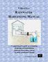 Virginia Rainwater Harvesting Manual 2007